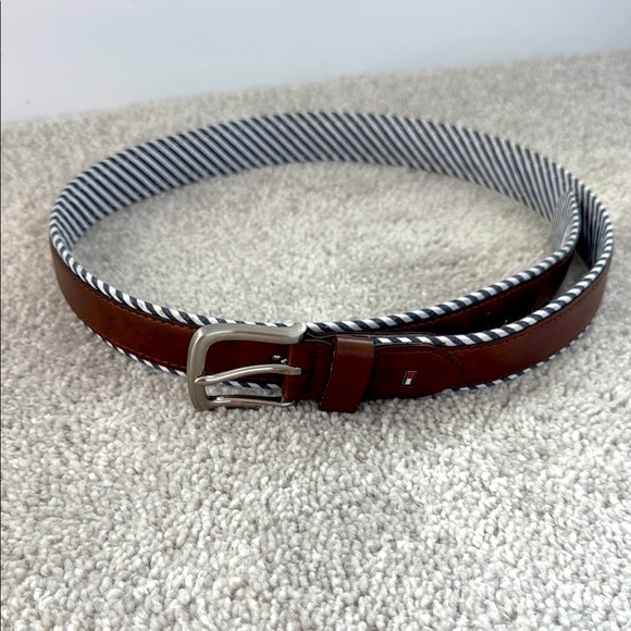 Men’s Tommy Hilfiger brown leather belt size M (34-35) - Picture 6 of 6